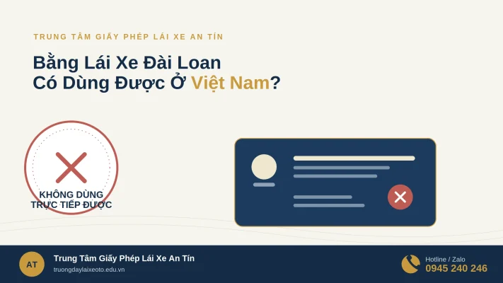Giải Đáp: Bằng Lái Xe Đài Loan Có Sử Dụng Được Tại Việt Nam Không? 1