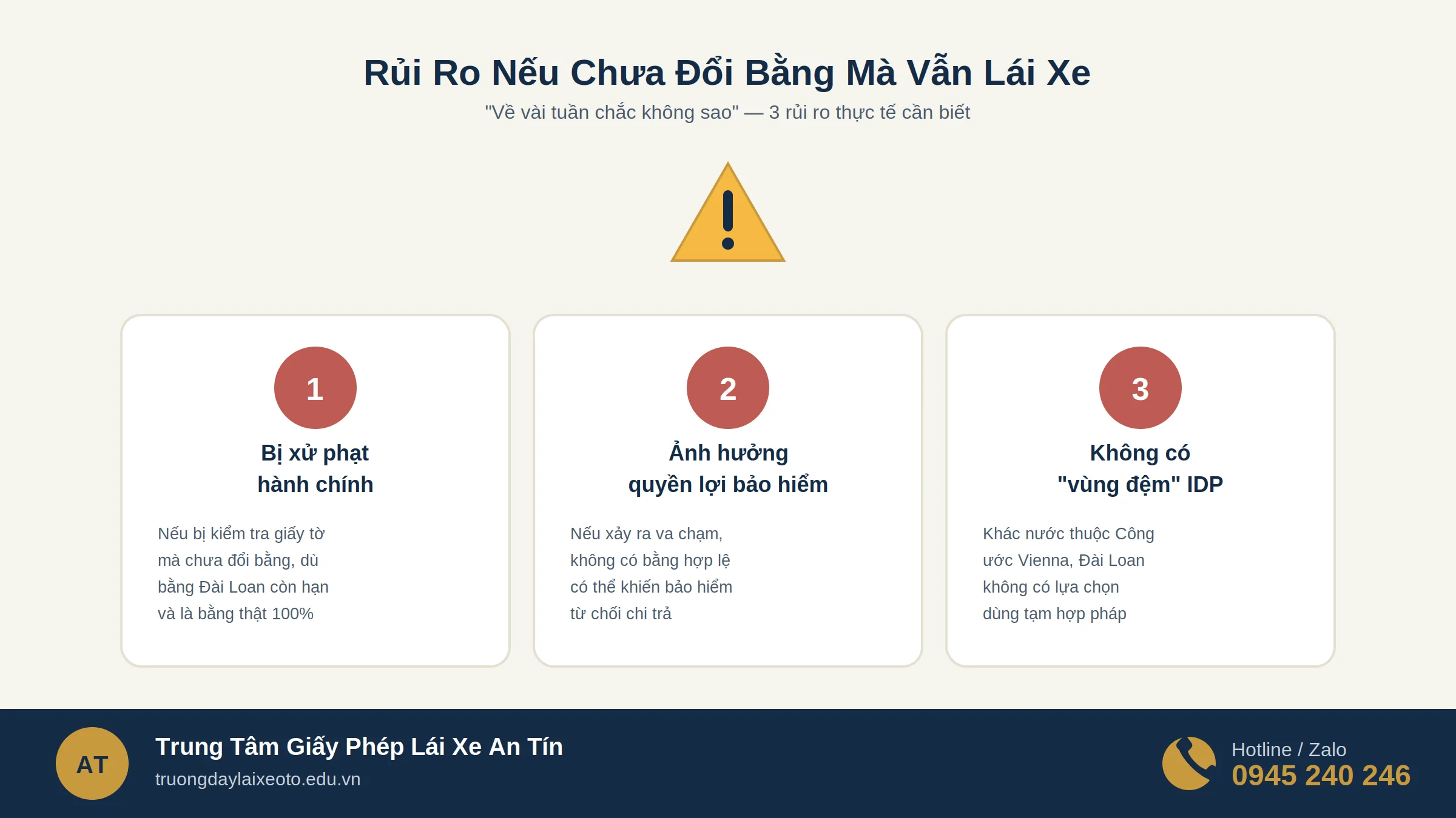 Bằng lái xe Đài Loan có dùng được ở Việt Nam không