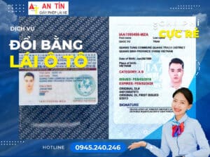 Chất lượng về cung cấp dịch vụ đổi bằng lái Úc sang Việt Nam của Trung Tâm Bằng Lái Xe An Tín