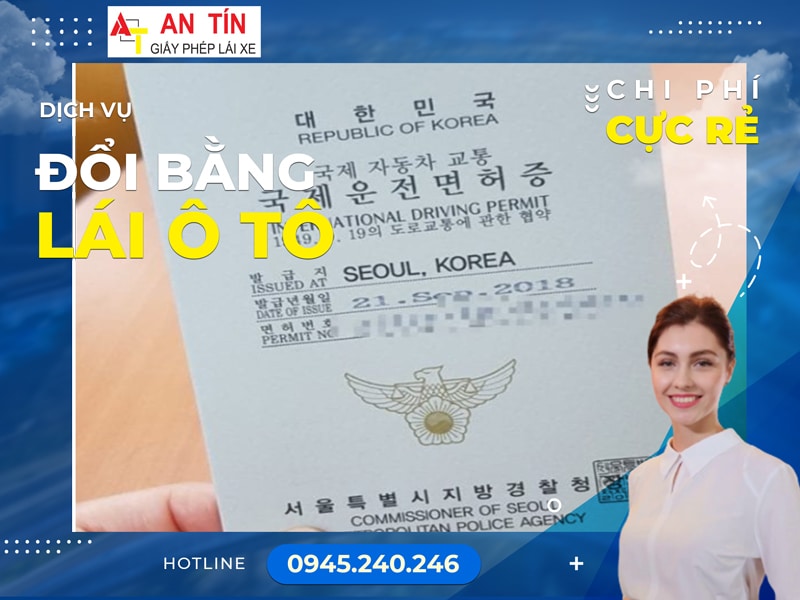 Đối tượng nào được phép đổi bằng lái Hàn Quốc sang Việt Nam