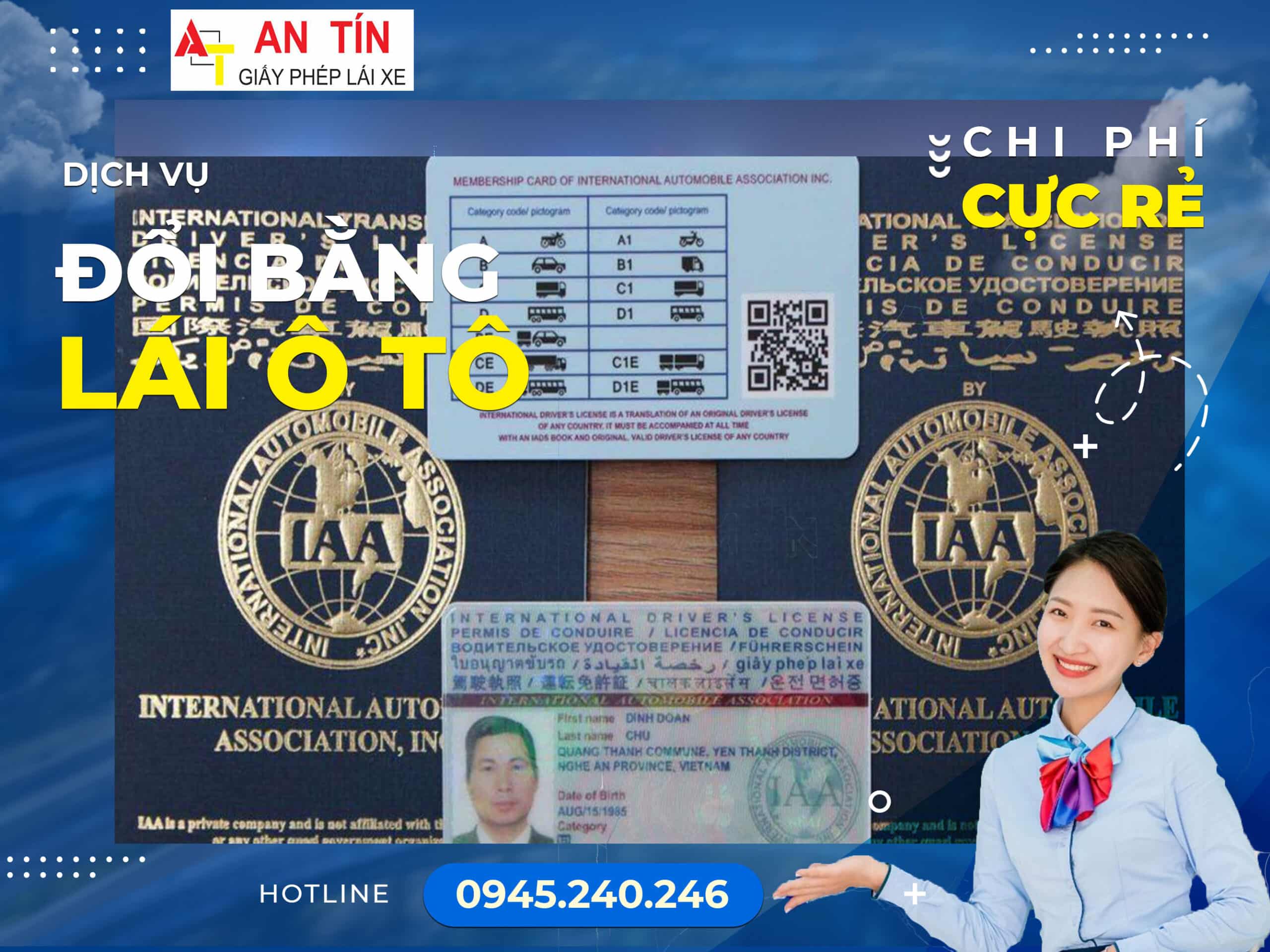 Đổi bằng lái Đài Loan sang Việt Nam chi phí rẻ tại TP. HCM