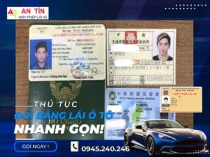 Đổi bằng lái xe ô tô Đài Loan sang Việt Nam gồm những thủ tục gì?
