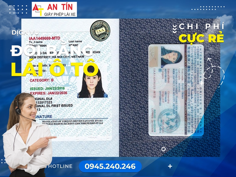 Đổi giấy phép lái xe quốc tế tại Hà Nội