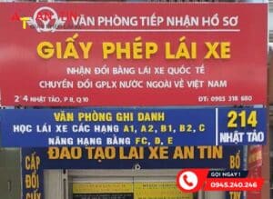 Các dịch vụ tại trung tâm GPLX An Tín