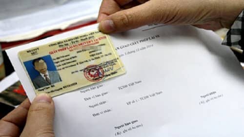 Thủ tục cấp lại giấy phép lái xe ô tô (giấy phép lái xe ô tô) bị mất