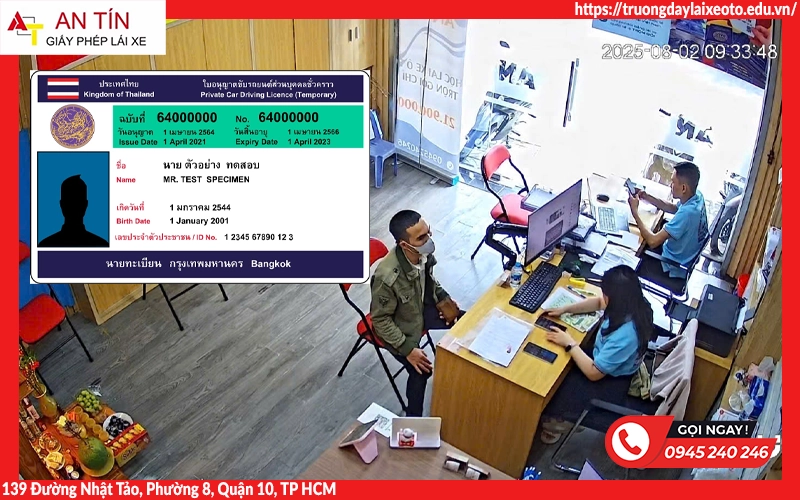 Đổi bằng lái xe Thái Lan sang Việt Nam uy tín - an toàn 10 Đổi bằng Thái Lan sang Việt Nam tại An Tín