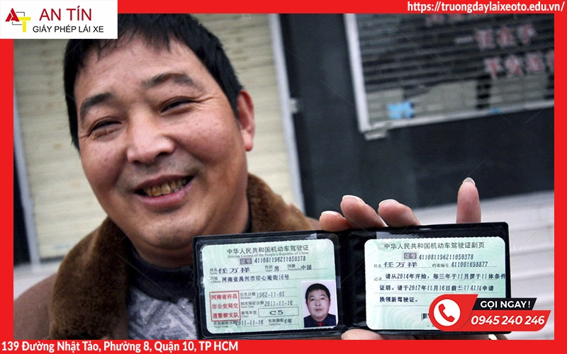 Đổi bằng lái Trung Quốc sang Việt Nam đối với người nước ngoài