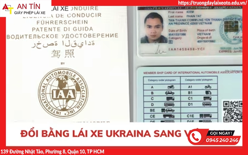 Tư vấn đổi bằng lái xe Ukraina sang Việt Nam nhận bằng ngay 7 Đổi bằng lái xe Ukraina sang Việt Nam