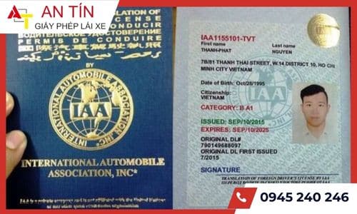 Đổi bằng lái xe quốc tế IAA 