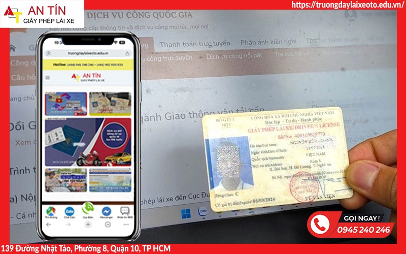 Đổi bằng lái xe tại An Tín
