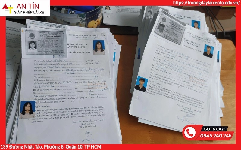 Hồ sơ và tài liệu cần thiết khi đổi bằng lái xe