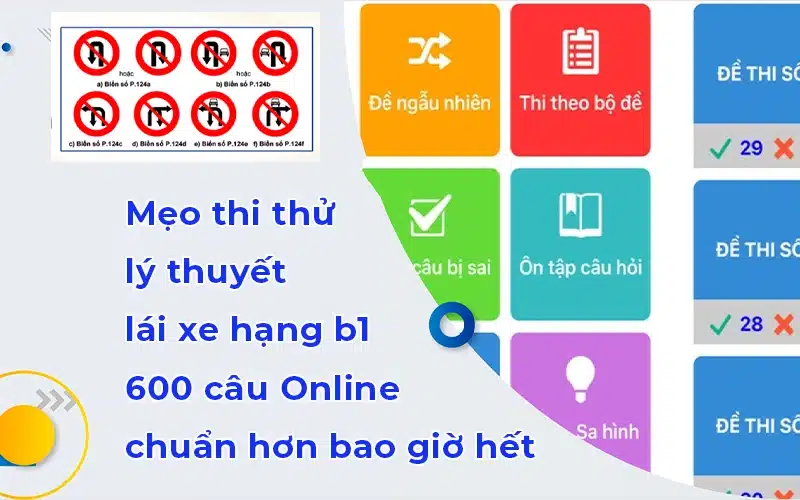 Thi thử lý thuyết b1 online 600 Câu - 18 bộ đề mới nhất 2025 19 Mẹo thi thử lý thuyết lái xe hạng b1 600 câu Online chuẩn hơn bao giờ hết