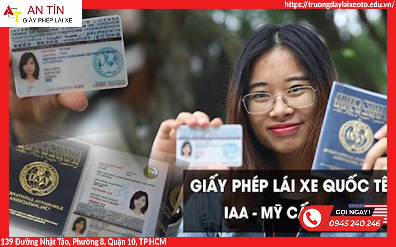 Nơi đổi bằng lái xe quốc tế ở tphcm