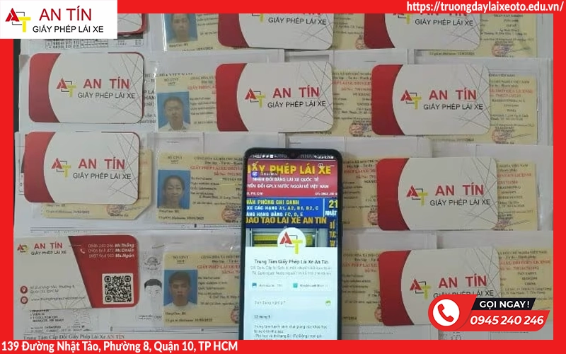 Thủ tục đổi giấy phép lái xe nhanh gọn tại An Tín