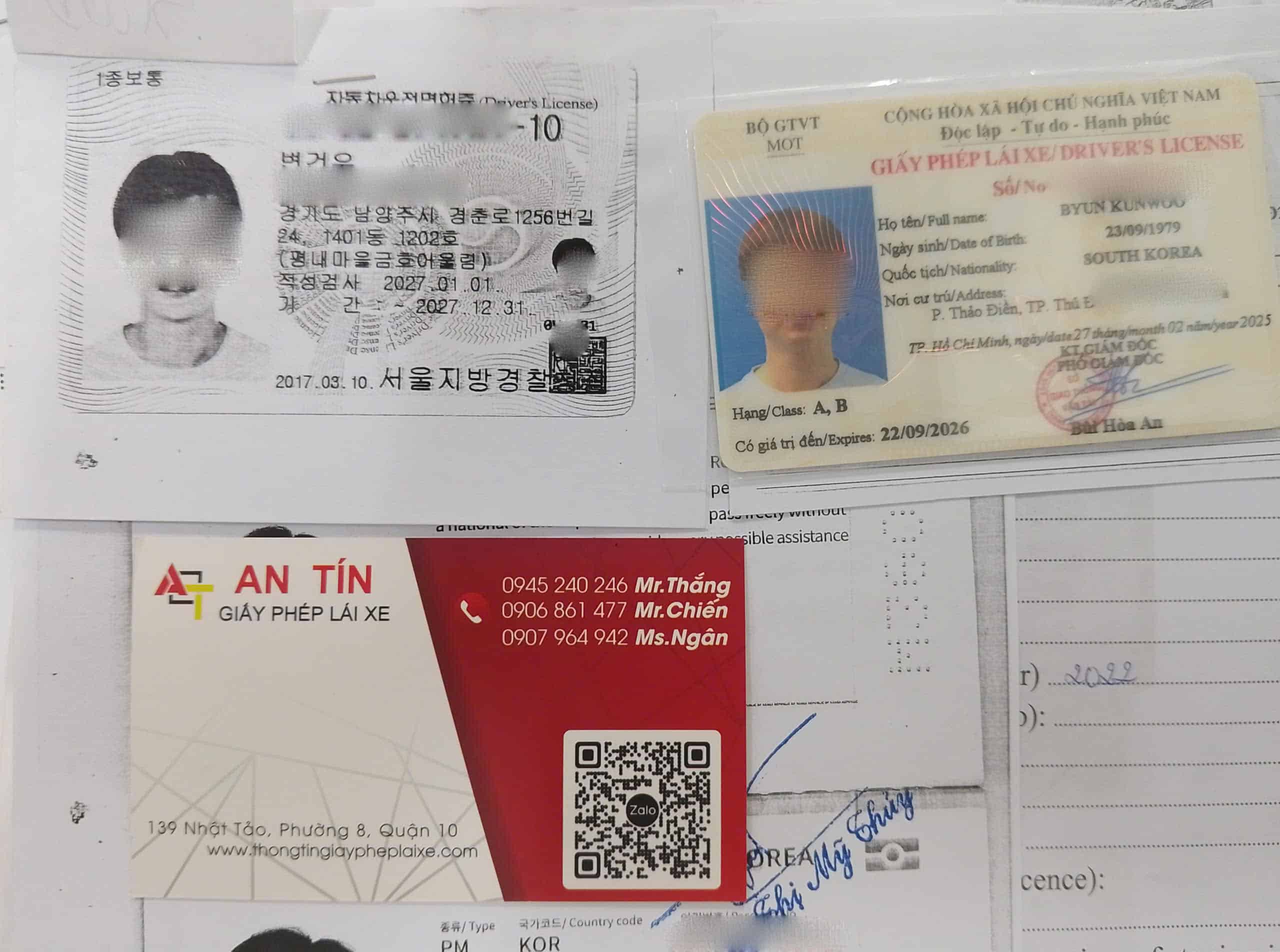 Bằng lái xe Hàn Quốc có dùng được ở Việt Nam không Bằng lái xe Hàn Quốc có dùng được ở Việt Nam không