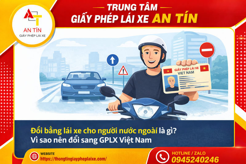Đổi bằng lái xe cho người nước ngoài là gì? Vì sao nên đổi sang GPLX Việt Nam